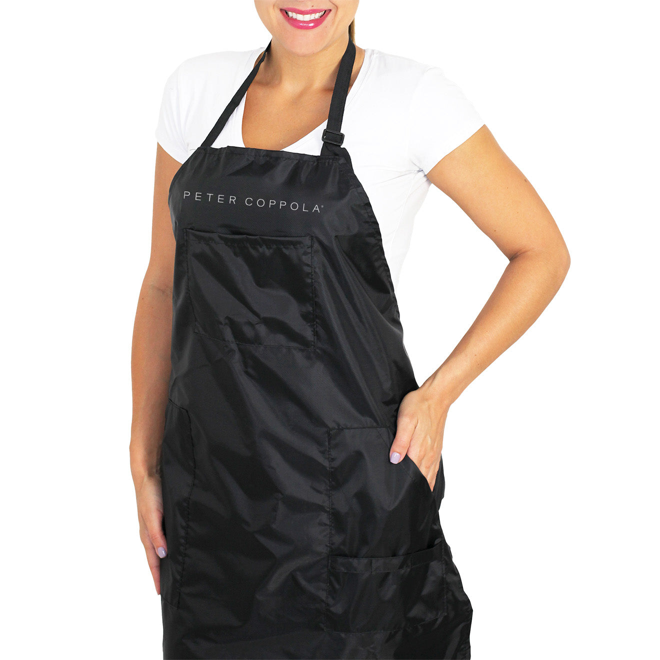 Unique Black Premium Distressed 3D Stylist top Apron Dress